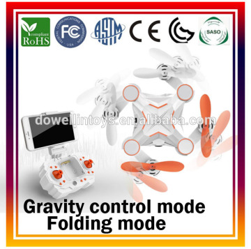 Foldable drone 2.4GHz 6-axis WIFI Drone With FPV Phone Control Camera Drone Gravity Control Mode
