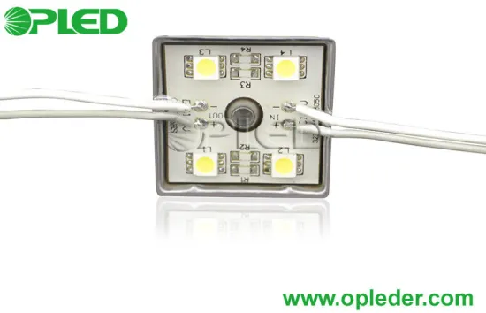 Smd 5050 Waterproof Led Modules Square , Outdoor Dc 12v 0.96 W