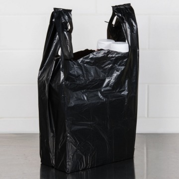 Gusset HDPE LDPE polietilenă saci de cumpărături din plastic în saci de transport pentru veste din plastic