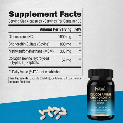 Glucosamine Chondroitin supplement vitamin extra
