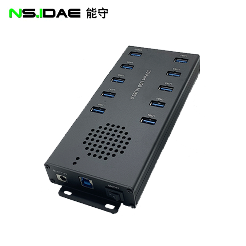 Función de mejor calidad de 10 puertos USB3.0 Hub Plug-and-Play