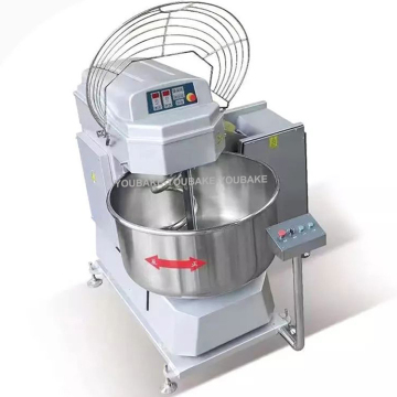 Automatic Spiral Mixer with Lifter for Bakery Dough - Commercial Mixer for Bread, Cake, Pizza Dough