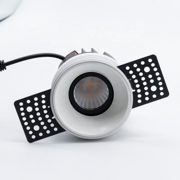 30 Degrees Adjustable Trimless LED Downlight Spotlight for Home