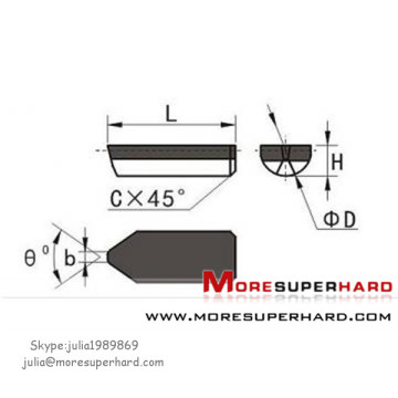 PCD Boring Cutter for carbide Roller