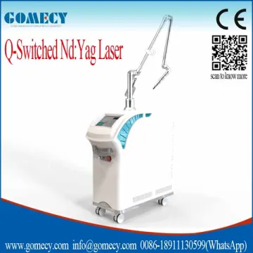 professional 1064nm 532nm Medical Q Switch Tattoo Removal Equipment Laser ND YAG / laser nd yag q-switched