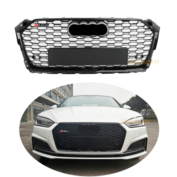 Accessori per auto di alta qualità Aggiornamento per paraurti Front Grille Upgrade Rs5 Mesh Grille per Audi A5 S5 B9 F5 2016 2017 2017