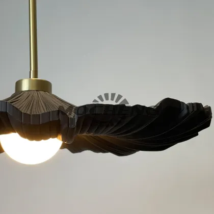 Nordic Restaurant Bedroom Bedside Lotus-Shaped Pendant Light