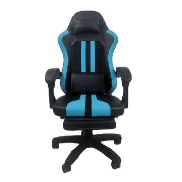 Factory Wholesale Leather Reclining Gamer Chair with LED Light Bar - Racer RGB Gaming Chair