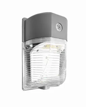 Dusk-to-Dawn IP65 Mini LED Wall Pack Light - CCT & Wattage Selectable (12w-26w) for Outdoor Porch