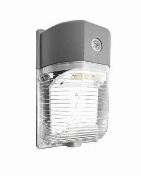 Dusk-to-Dawn IP65 Mini LED Wall Pack Light - CCT & Wattage Selectable (12w-26w) for Outdoor Porch