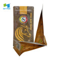 heat seal printed food grade block bottom foil pouches