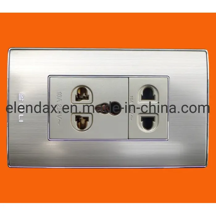 Функциональные части настенной розетки американского типа 16А (AL2006-2010)