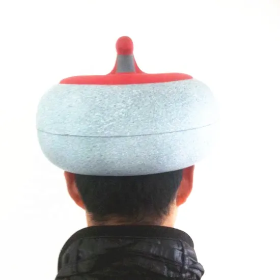 PU Ice Hockey Hat Stress Ball - Foam Hat Gift