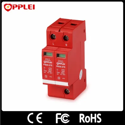 T2 20ka AC Low Voltage Class D Power Surge Arrester
