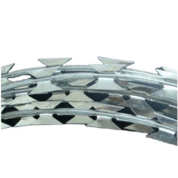 BOTO-22 Hot Dipped Galvanized Razor Barbed Wire Fence