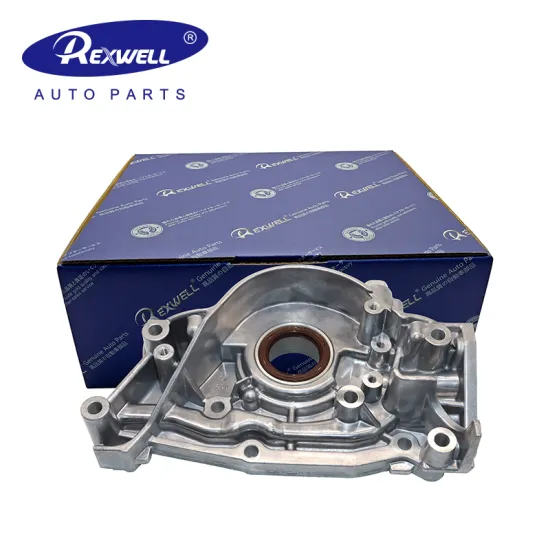 REXWELL Engine Timing Cover Oil Pump with Gasket MD363751 for Mitsubishi Pajero Sport L200