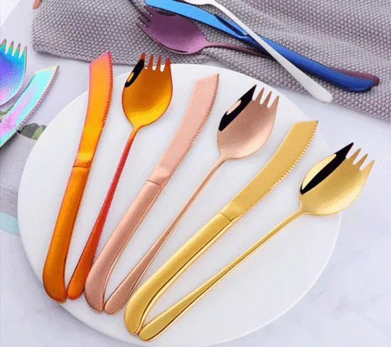 New Stainless Steel Knife Fork And Spoon