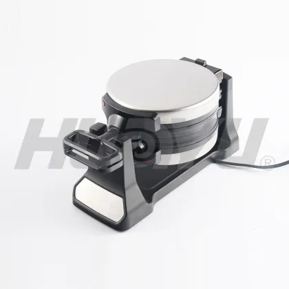 Professional High-Quality Electric Rotary Waffle Maker: 8\" Bakery-Inspired Mini Waffle Machine