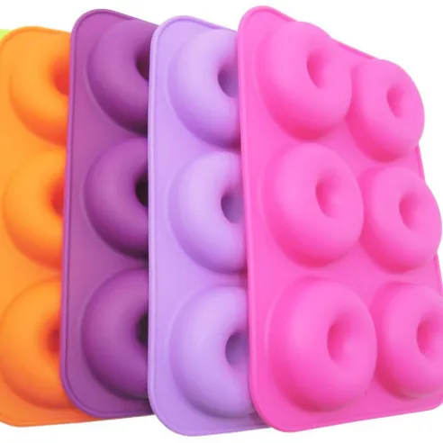 Silicone Cake Mold: Creative Shape Donut Baking Model for Food Grade Use