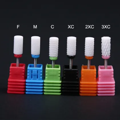 Ceramic Nail Drill Bits Set for Manicure Tools