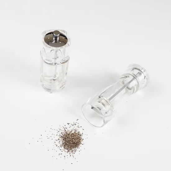 High-Quality Ceramic Pepper Grinder with Acrylic Mill: Perfect Kitchen Gadget for Coarse and Fine Pepper Grinding