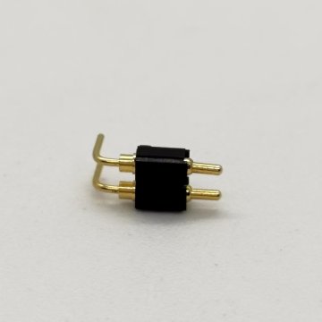 Rechtwinkel 2-Pin-Pogo-Pin-Steckerbaugruppe
