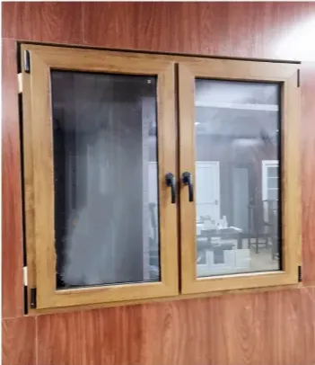 Modern Aluminum Glass Soundproof Casement Window 96x80