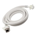 White Color flexible extension PVC shower hose pipe