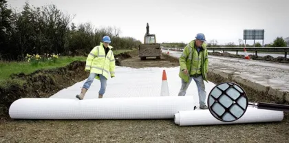 Polypropylene Staple Fiber Nonwoven Geotextile