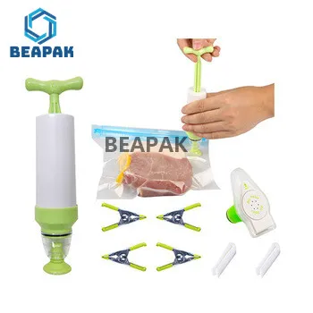Eco-friendly TAILI 10PACK Storage Organizer Embossed Zip Lock Vacuum Bags