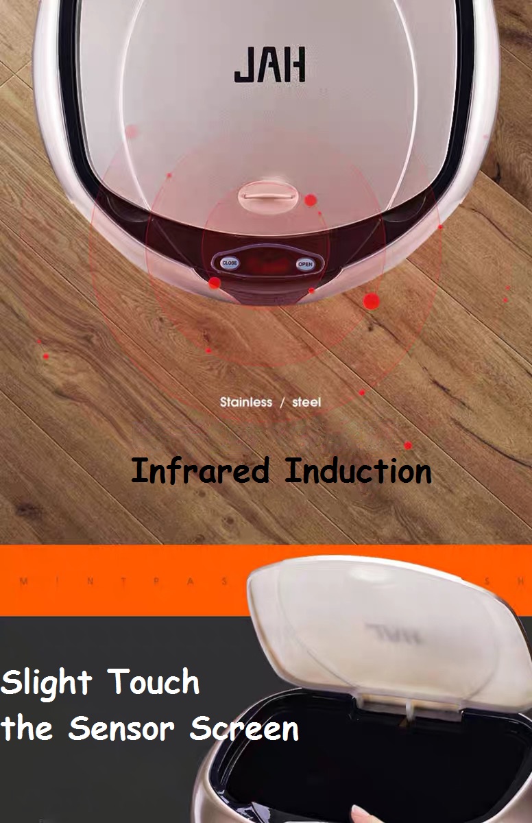 Compost Bin with Infrared Sensor Lid