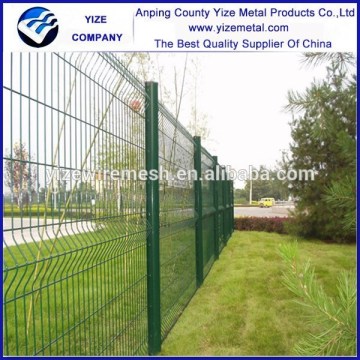 wire mesh garden fence/Welded wire mesh garden fence/coated border green garden wire mesh fence