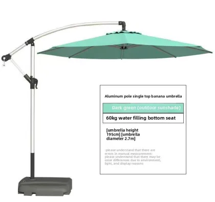Outdoor banana sun umbrella