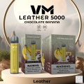 Leather Electronic cigarette 5000