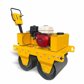Mini-Walk-Behind Double Drum Vibrations Road Roller