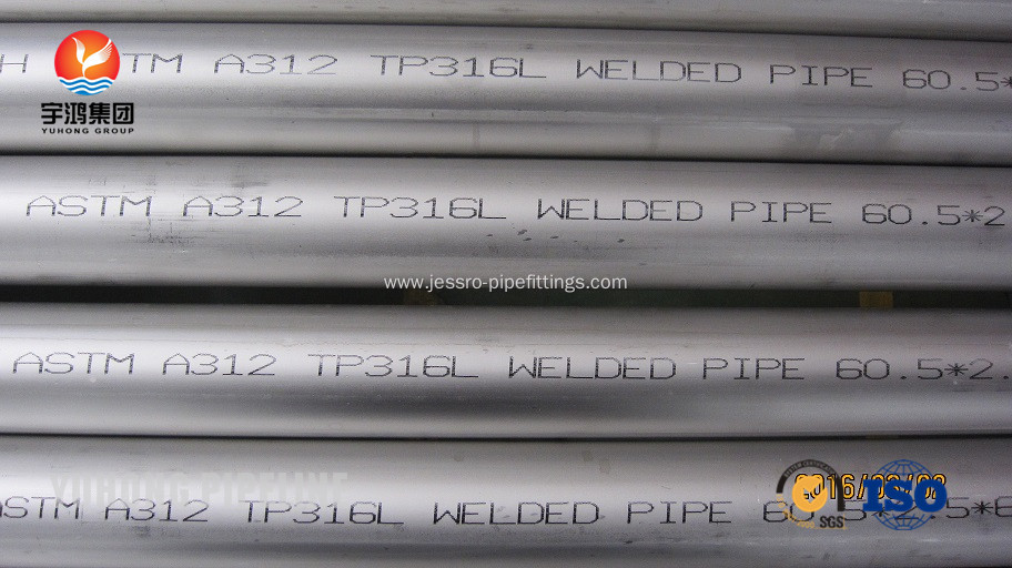 ASTM A312 TP316L Stainless Steel Welded Pipe