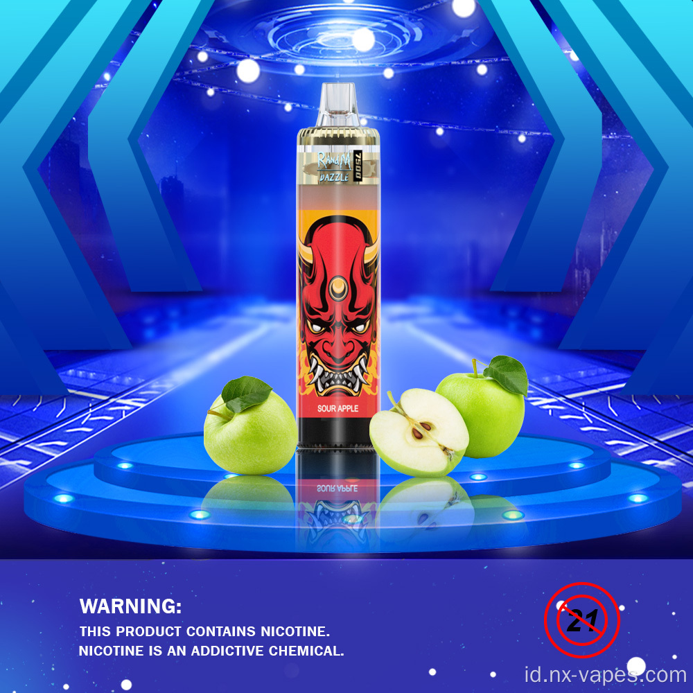Randm Dazzle 7500puffs Disposable Vape Pod Device