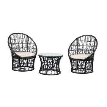 Bistro Wicker Chair Set Outdoor Rattan Wicker Furniture
