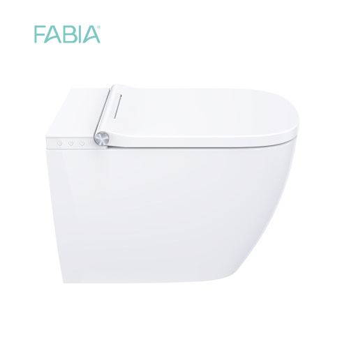 Square Design Flool Mounted P-trap Smart Toilet