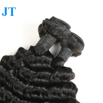 wholesale factory price milky way deep wave human hair weave