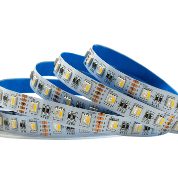スマートLEDストリップライト - ドリームカラー4IN1 RGBWハイCRI80 60LEDS/Mホワイト＆ブラックフレキシブルPCB SMD5050