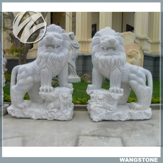 Garden Decor Life Size Stone Lion Statue