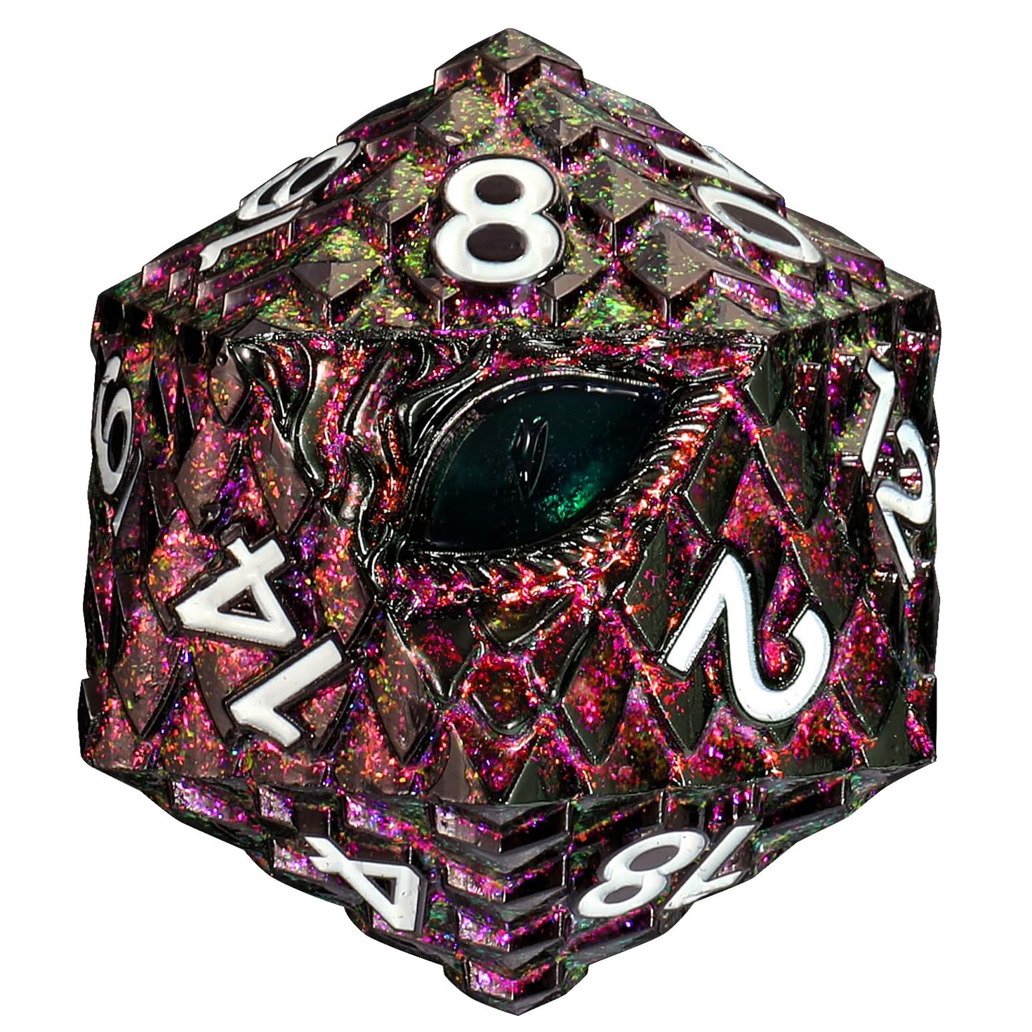 BCD 16BM04-Glitter Purple With Green Eye