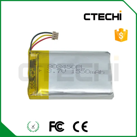 Audio amplifier battery 3.7v li-polymer battery 803450 1500mAh