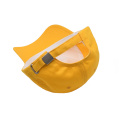 6 pannello giallo ricamato da baseball berretto da baseball