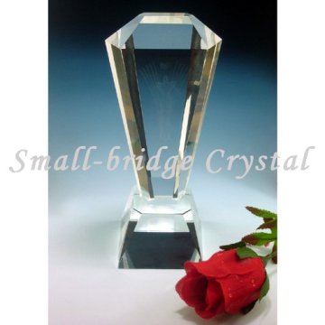 crystal trophy,crystal award,3d laser crystal award,3d laser crystal trophy