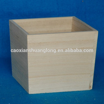 New multifunctional home wooden storage box with laser engraving logo