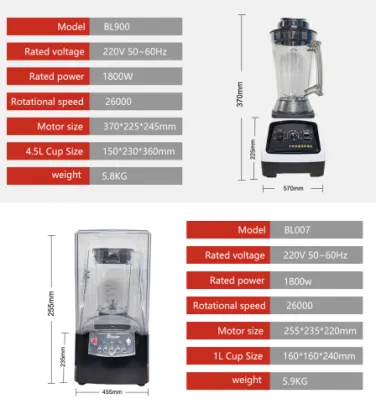 electric smoothie blenders machine multifunctional blenders