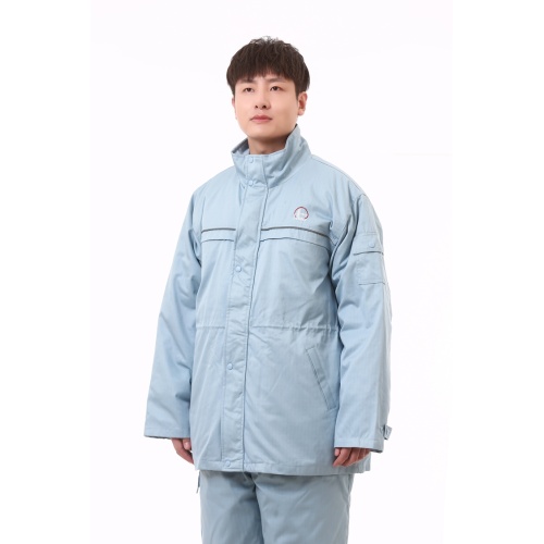 Refined Blue Refining Plate Work Winter Uniform