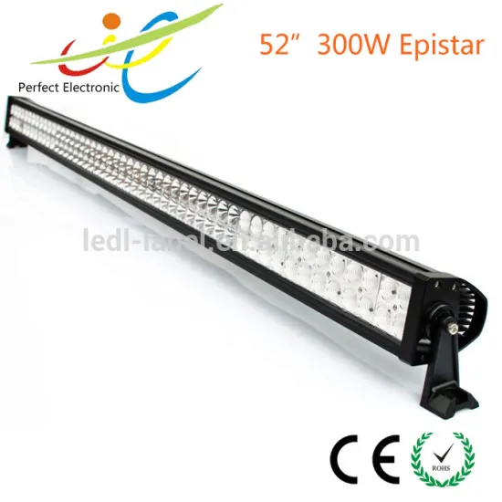 DC9-32V dual row 52inch 300w Epister L.E.D light bar for offroad truck